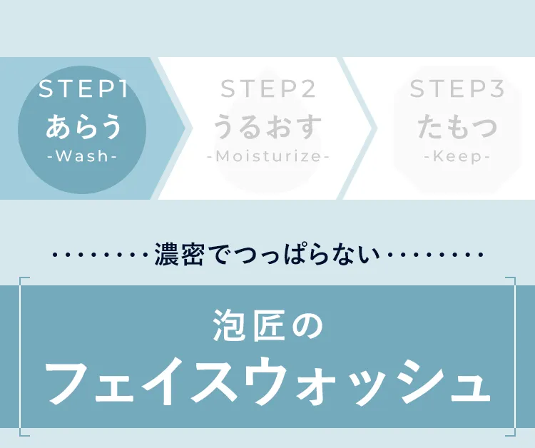 泡匠のフェイスウォッシュ
